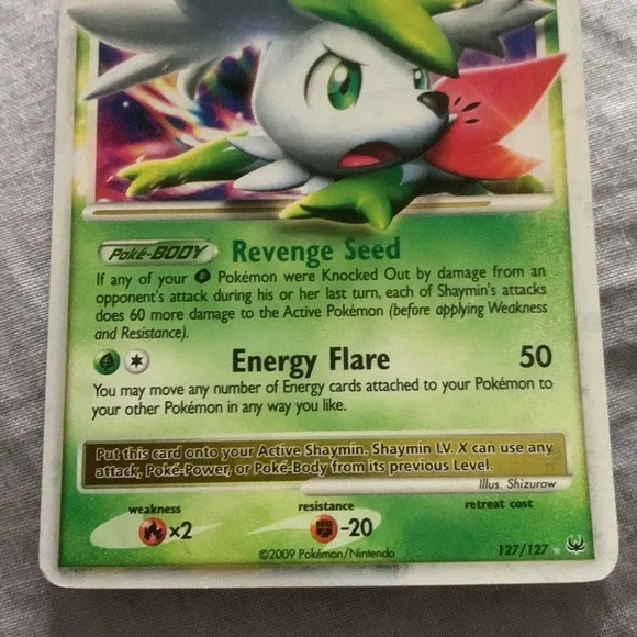 Shaymin 110 pokémon card - Picture 5 of 5